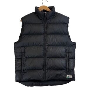 Vintage 90's Mountain Equipment Co-op Black Puffer Vest Down Fill Womens L